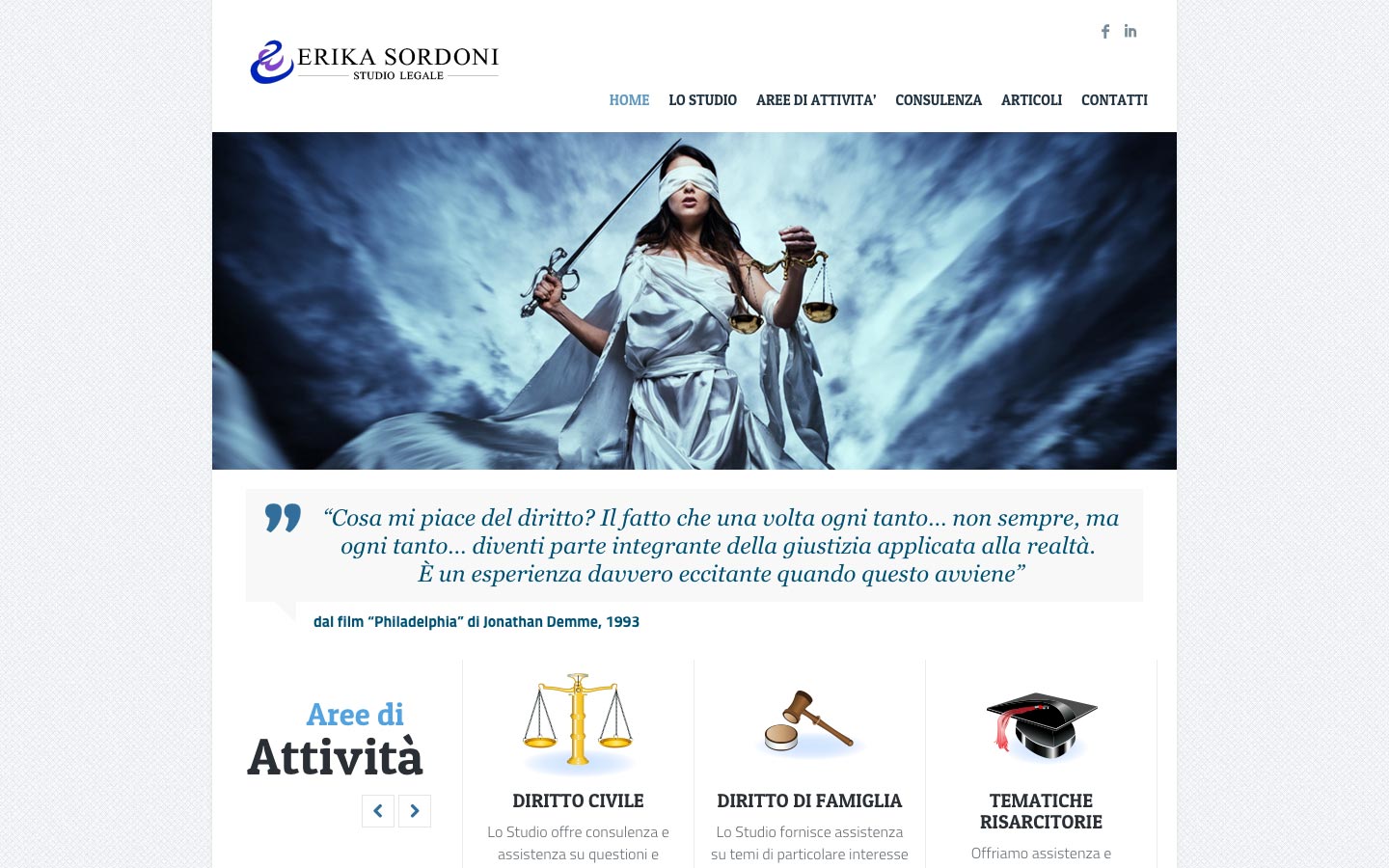 sito internet studio legale Sordoni Ancona