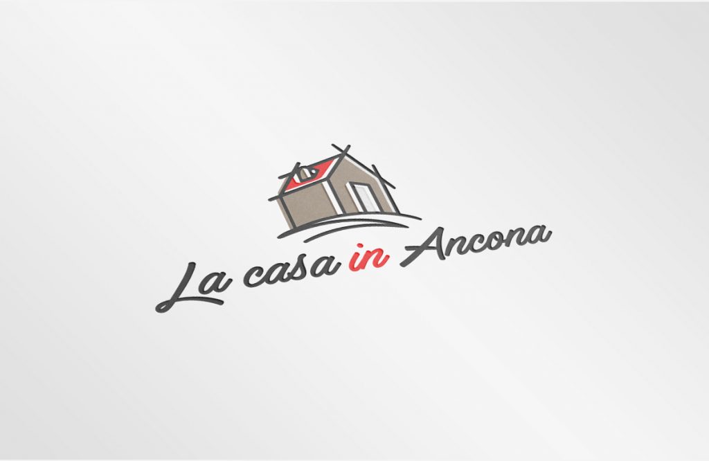 logo bed & breakfast la casa in ancona