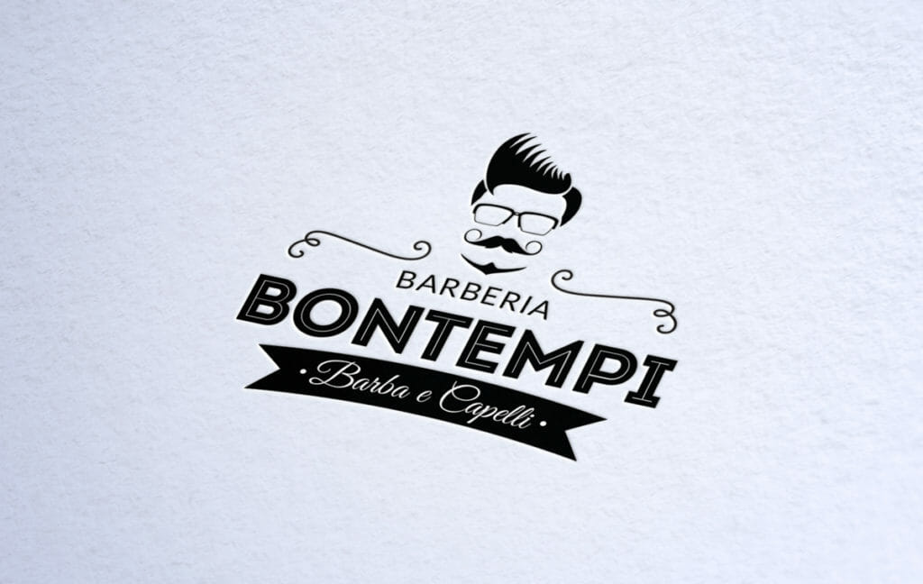 logo barberia bontempi recanati (macerata)