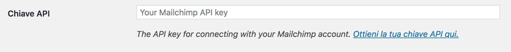 Api key plugin mailchimp wordpress