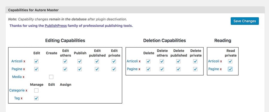 plugin gestione ruoli e utenti wordpress