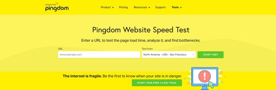 pingdom tools