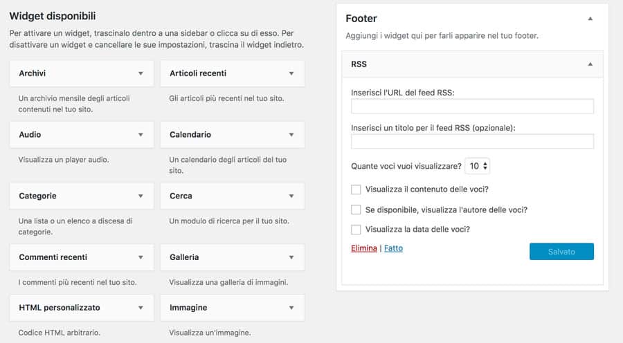 feed rss di wordpress