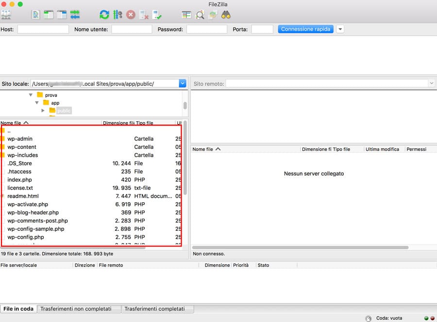 filezilla