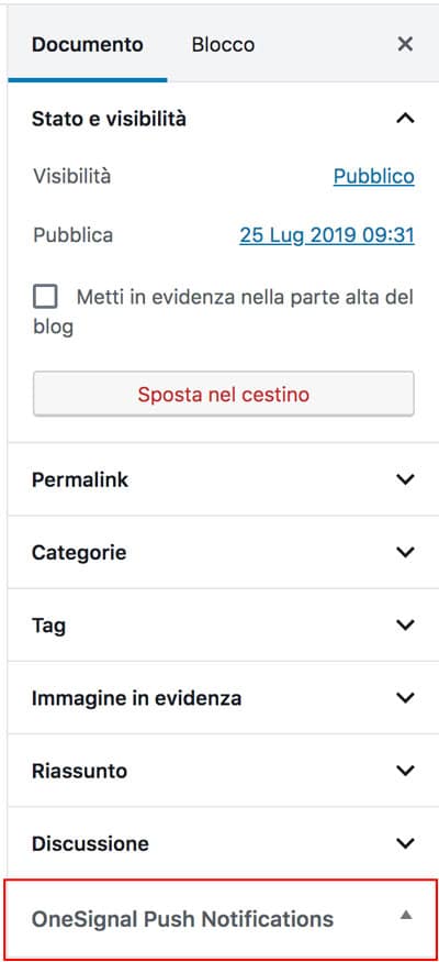 Invia notifiche push dal sito WordPress con OneSignal