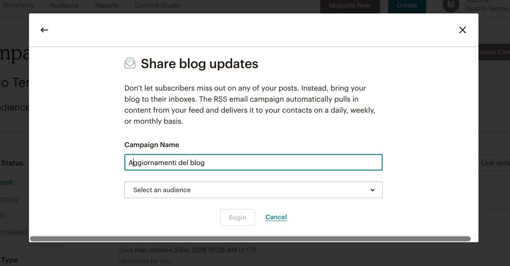 rss feed automatici