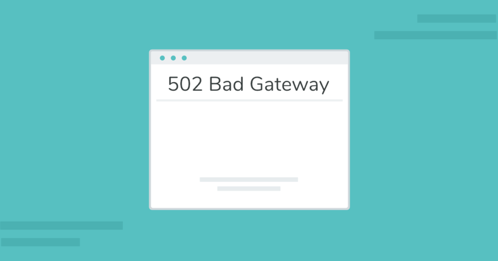Come risolvere l'errore 502 Bad Gateway in WordPress Creativemotions