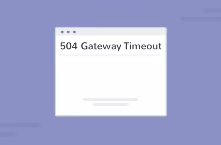 504 gateway Timeout
