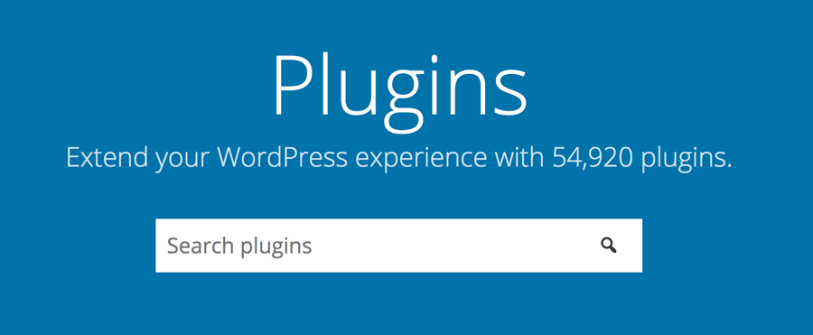 La directory dei plugin di WordPress