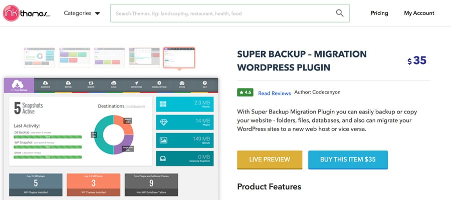 super backup and clone plugin per migrazione sito wordpress