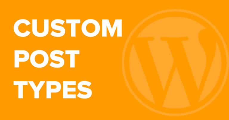 custom post type wordpress