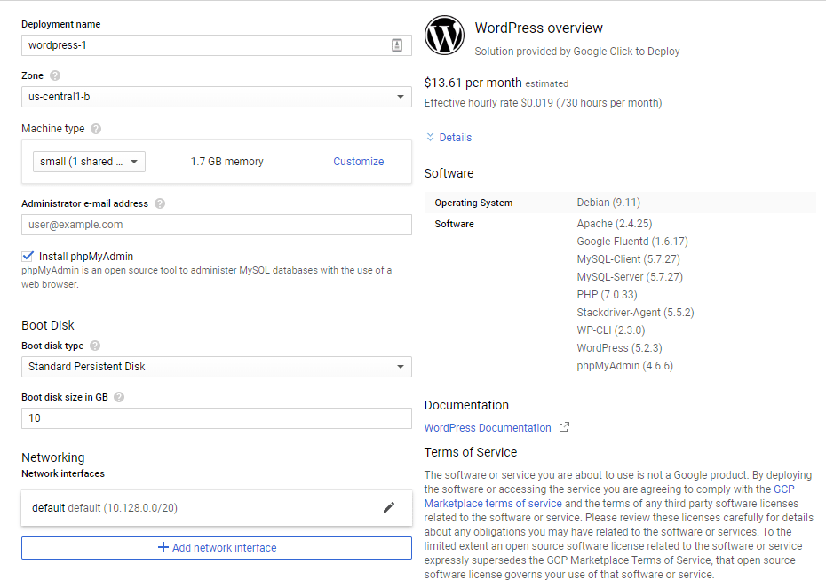 Configurazione della tua macchina WordPress