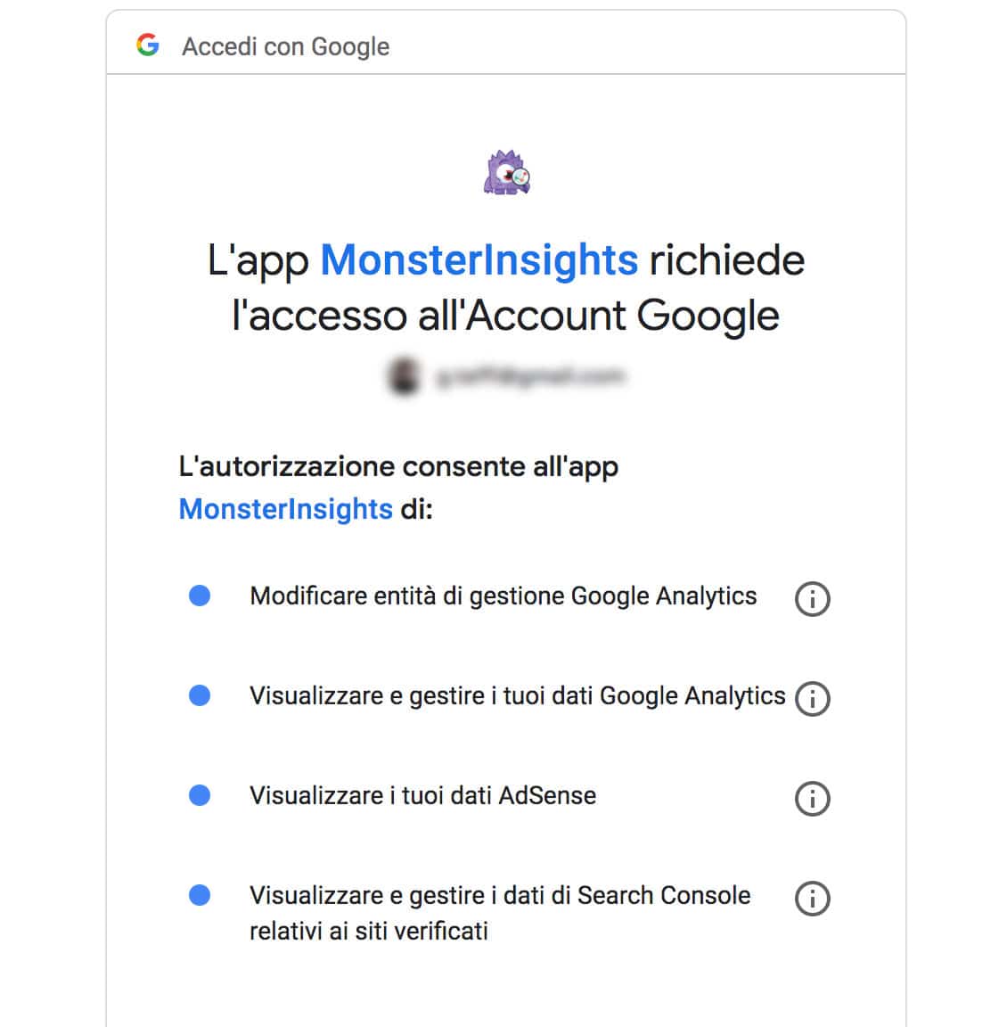 google analytics wordpress plugin authenticazione 2