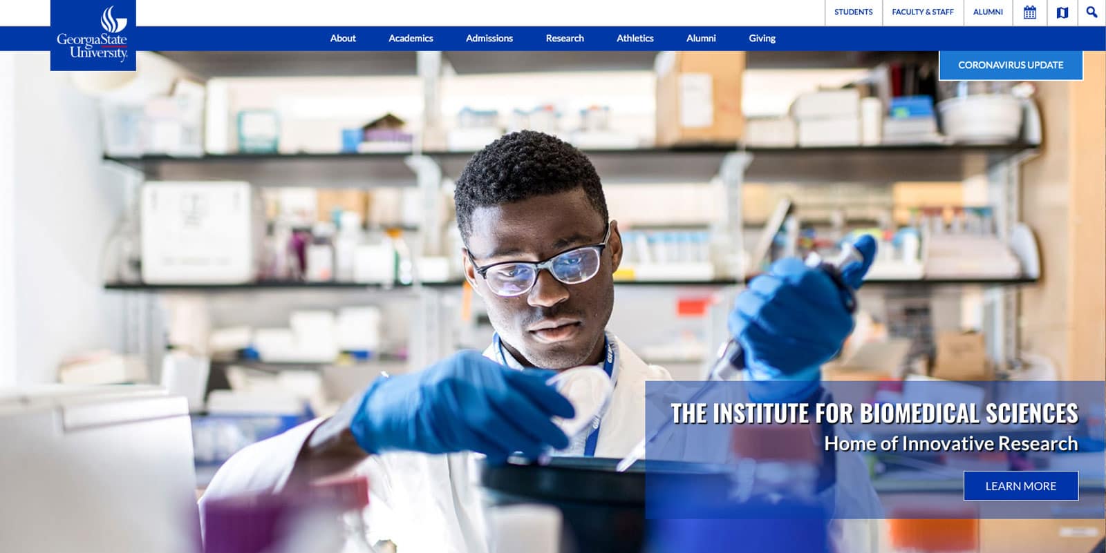 Sito web della Georgia State University