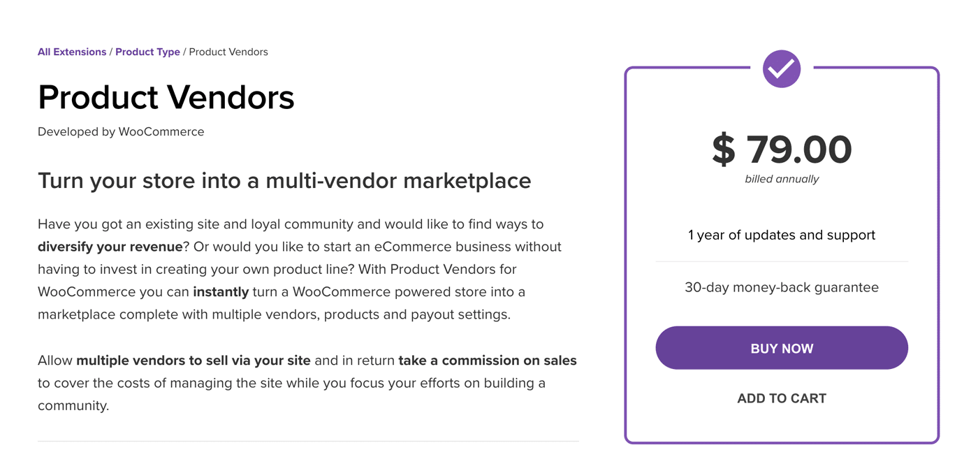 WooCommerce Product Vendors