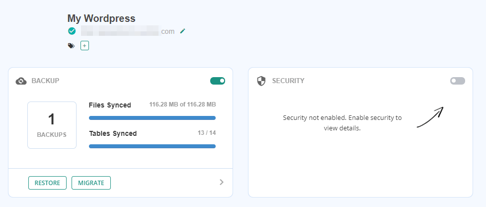 Gestione dei backup di un sito tramite BlogVault