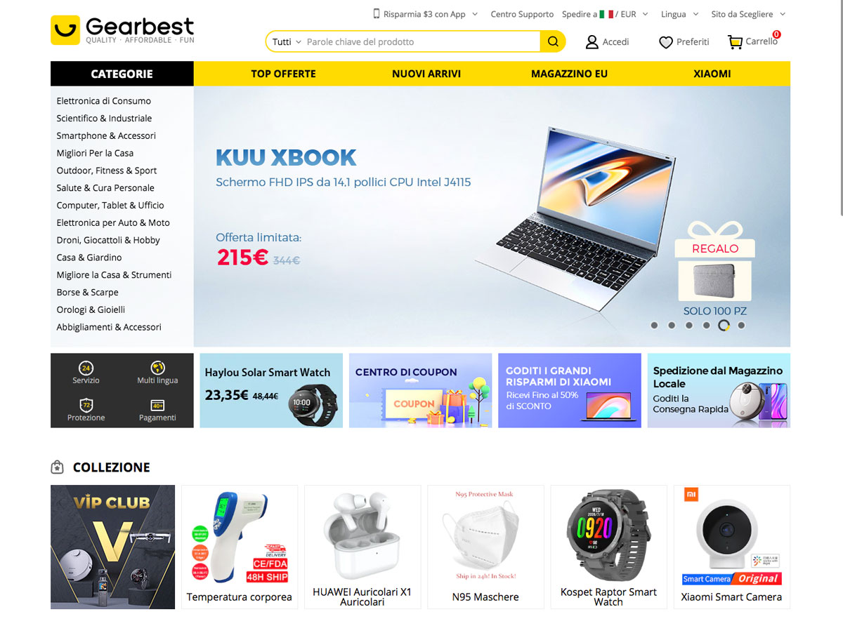 Le migliori alternative a AliExpress: gearbest