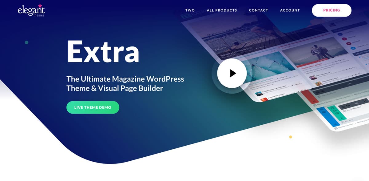 Il tema EXTRA di Elegant Themes