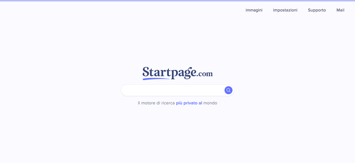 startpage search engine