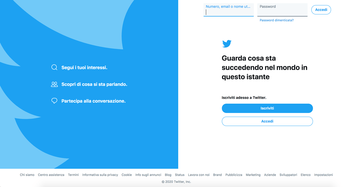 Twitter come motore di ricerca