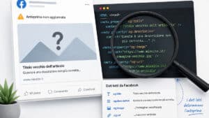 Facebook Debugger per controllare anteprime e tag Open Graph