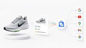 Prodotto ecommerce trasformato in dati strutturati per Google Shopping e Merchant Center