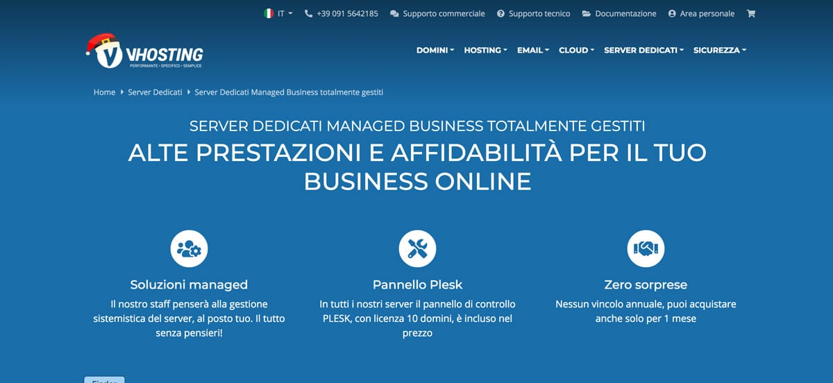 server dedicati Vhosting