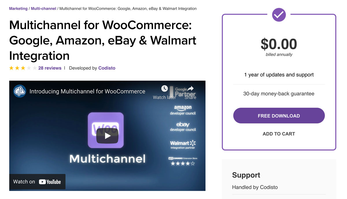 Integrare Amazon e Woocommerce con il plugin multichannel for WooCommerce