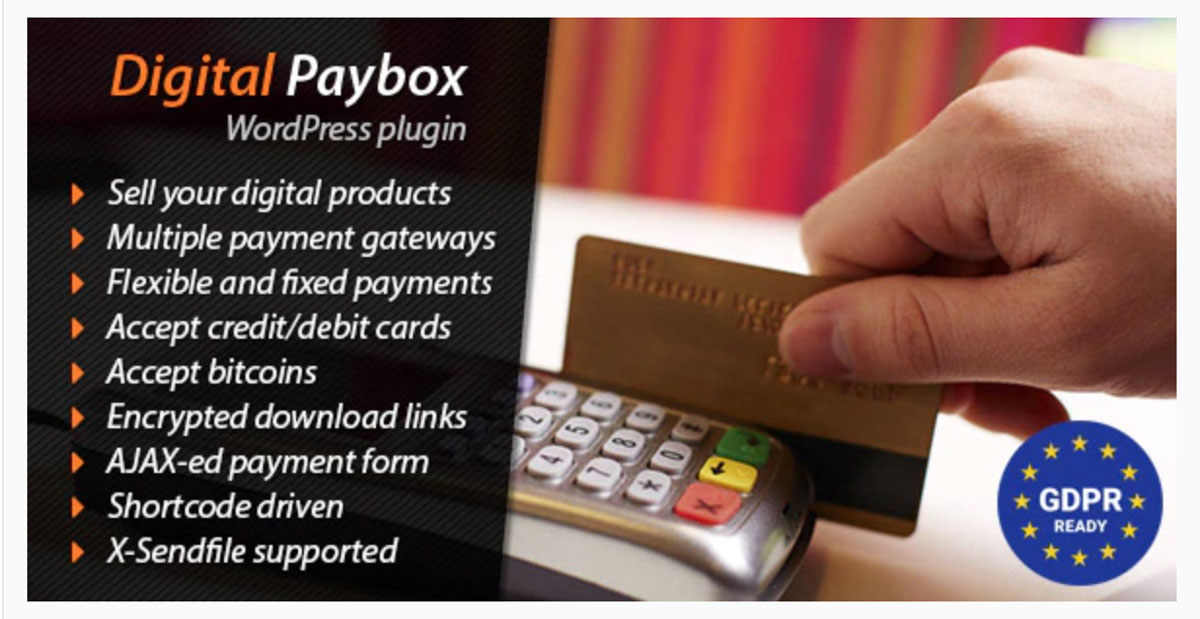 il plugin wordpress Digital Paybox per pagamenti bitcoin