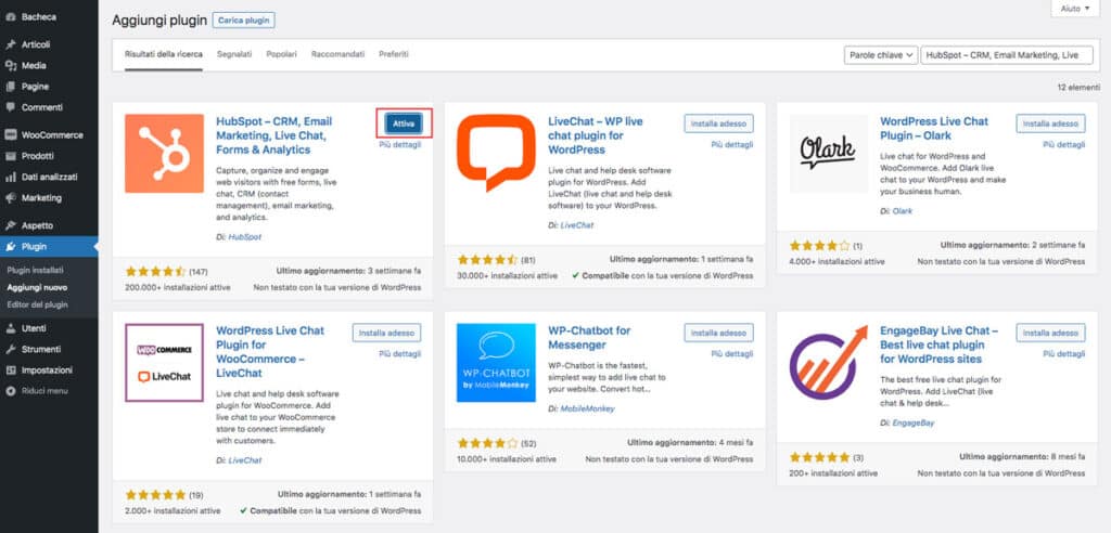 Come integrare WordPress con Hubspot | Creativemotions