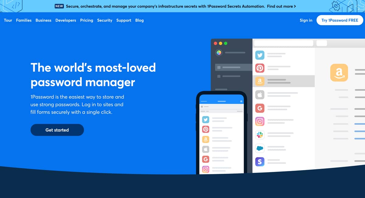 Password manager 1Password