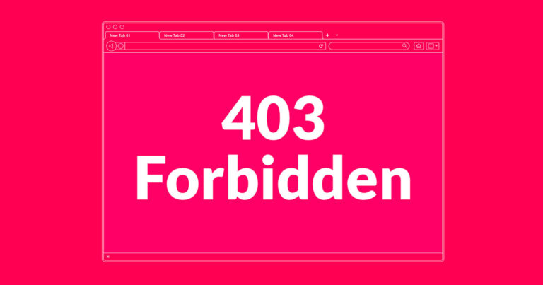 Come risolvere l’errore 403 forbidden error (accesso negato)