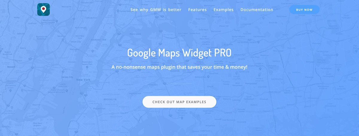 Il plugin di Google Maps Widget per WordPress.