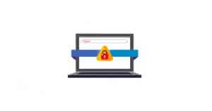 Errore connessione SSL durante la navigazione: schermata con messaggio di errore SSL Handshake Failed
