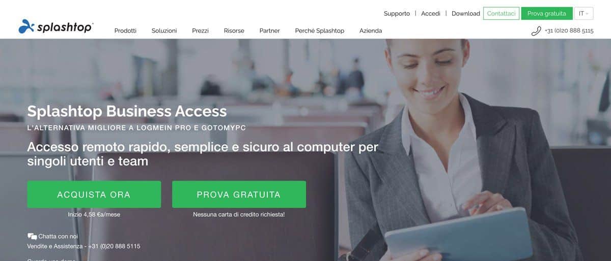 Splashtop software di accesso remoto