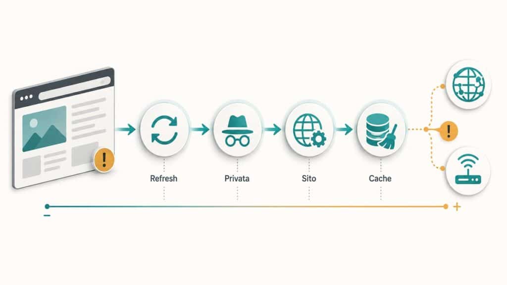 Come svuotare la cache: browser, PC, Android e iPhone 1 Percorso diagnostico dal refresh alla cache del browser prima di interventi più invasivi come candellare la cache