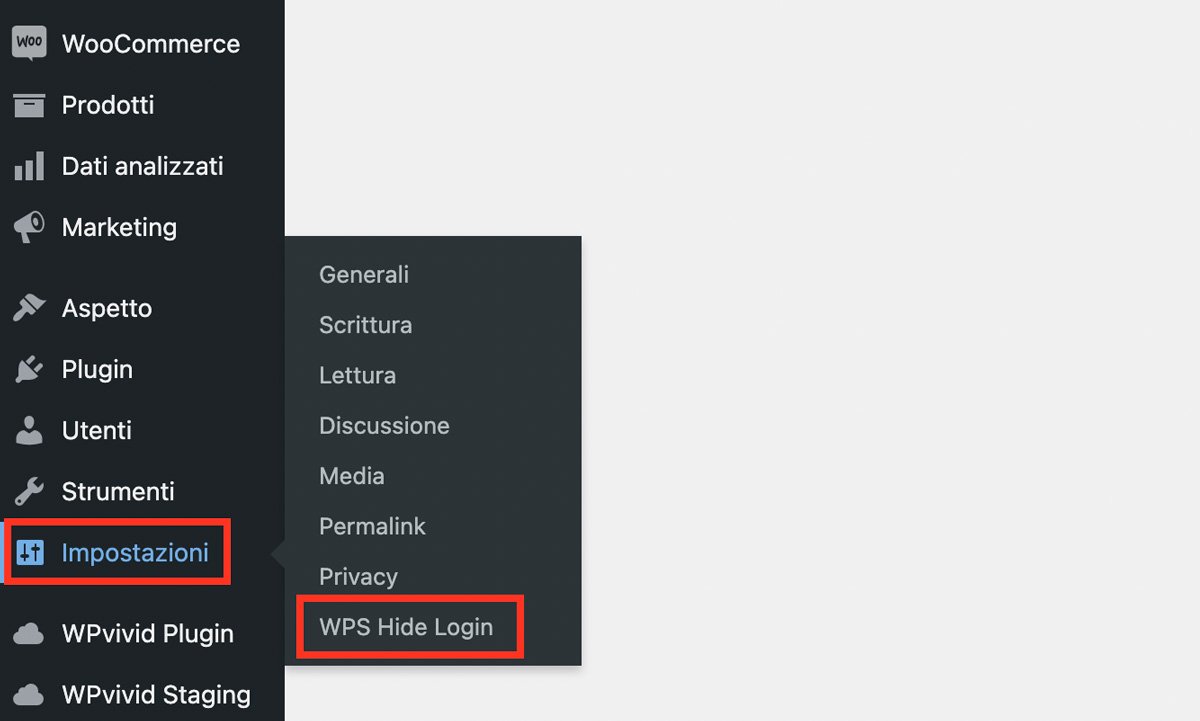 Il plugin WPS hide Login
