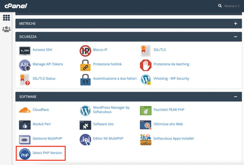 Come aggiornare la versione di PHP in WordPress