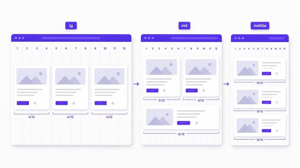 Bootstrap: cos’è, a cosa serve e come usarlo 1 bootstrap griglia responsive breakpoint
