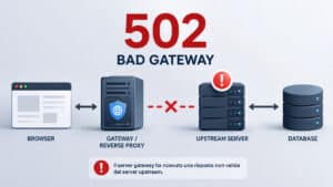 Errore 502 Bad Gateway tra gateway e server upstream