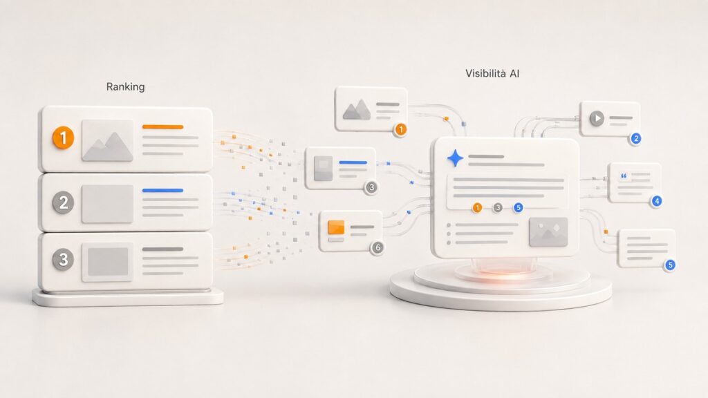Ahrefs: cos’è, come funziona, prezzi e strumenti per SEO e AI 2 Differenza tra ranking SEO ordinato e visibilità del brand nelle risposte generate dall'intelligenza artificiale