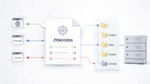 File .htaccess che applica regole alle directory di un web server