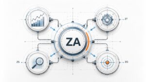 Indicatore ZA con quattro componenti che rappresentano traffico organico, ZT, ZS e ZO