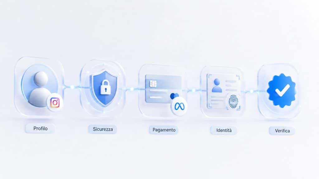 Meta Verified: cosâè, quanto costa e come ottenere la spunta blu su Instagram e Facebook 1 Processo Meta Verified dal profilo alla verifica dellâidentitĂ e al badge blu