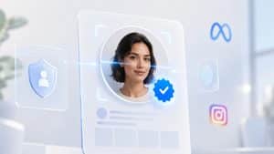 Profilo Instagram sottoposto a verifica Meta Verified con badge blu