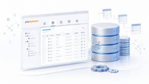 Illustrazione di phpMyAdmin come interfaccia collegata a un database MySQL o MariaDB