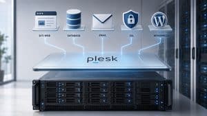 Home 9 Plesk come pannello di controllo per la gestione di server e siti web