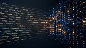 Rappresentazione di un watermark AI incorporato nelle scelte statistiche dei token di un testo
