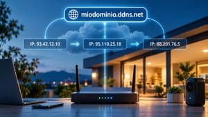 DynDNS mantiene stabile un hostname mentre cambia l'indirizzo IP della connessione