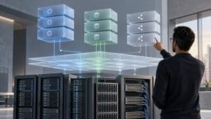 Infrastruttura fisica trasformata in risorse IaaS di compute, storage e networking